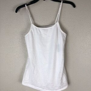 NWT JW Styles White Tank Top Size Large